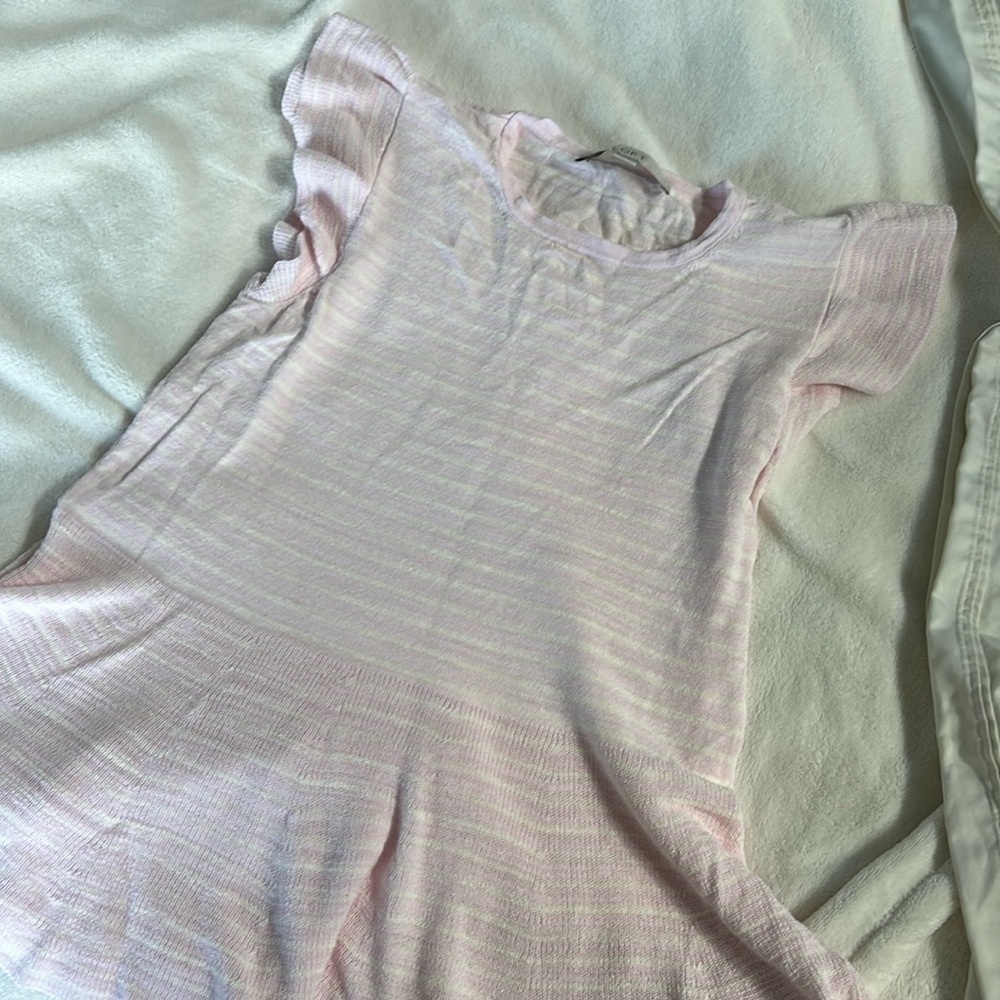 Loft flutter sleeve knit shirt, size XS